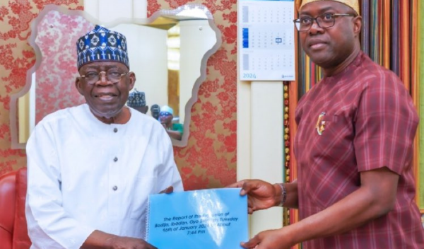 #NogreeforIllegalMiners: Seyi Makinde presents a Report to Tinubu following J16 Bomb Blast
