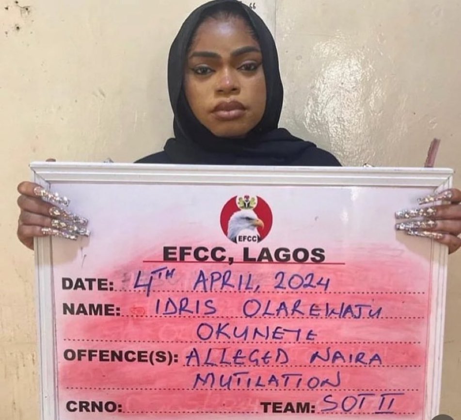 Idris Okuneye, famously known as Bobrisky, found himself under the scrutiny of the Economic and Financial Crimes Commission (EFCC) for allegedly engaging in the act of spraying Naira notes at public events.