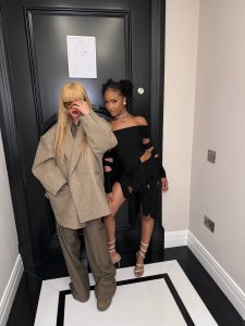 Rihanna and Ayra Starr