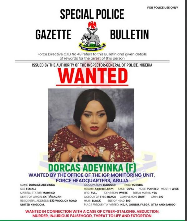 Adeyinka Cyberstalking