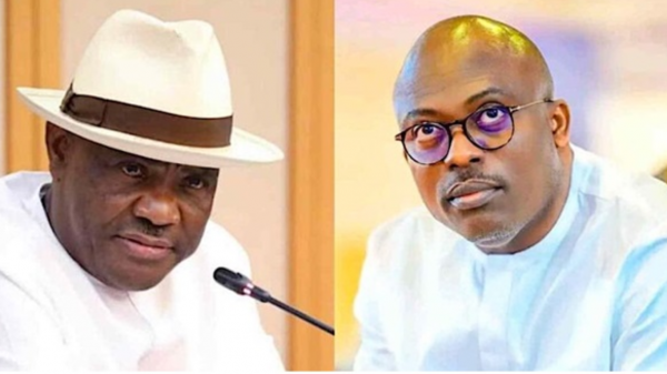 Rivers Crisis Youth Protesters Remove Wike's Statue in Obio-Akpor LGA