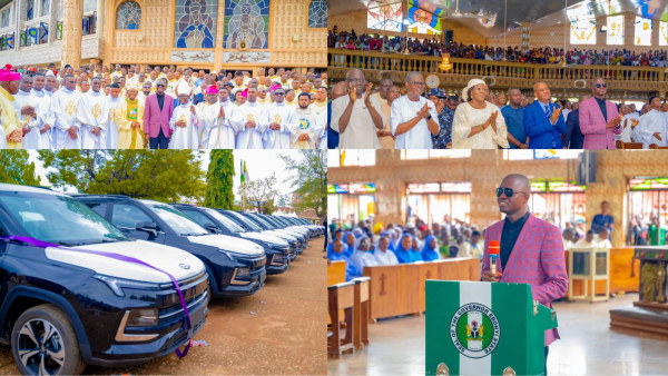 Ebonyi Governor, Dole Out 14 Exotic Cars To Newly Ordained Priests On Taxpayers Account