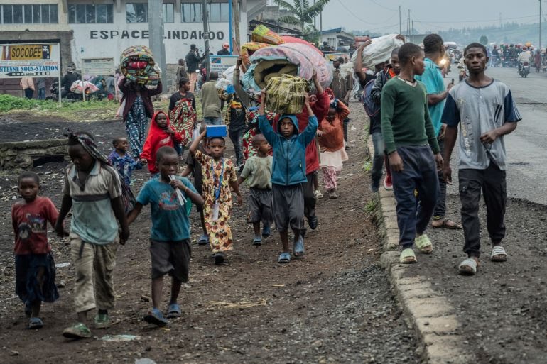 M23 rebels in Goma