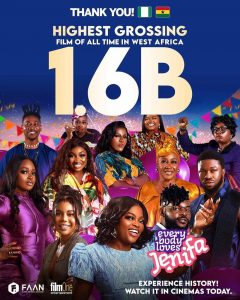 Everybody loves Jenifa Surpasses 1.6Billion
