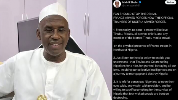 A Chief Magistrate Court in Kaduna on Tuesday ordered the detention of activist Mahdi Shehu at the Kaduna Correctional Service Facility on charges of conspiracy, aiding terrorism, and inciting public disturbances.